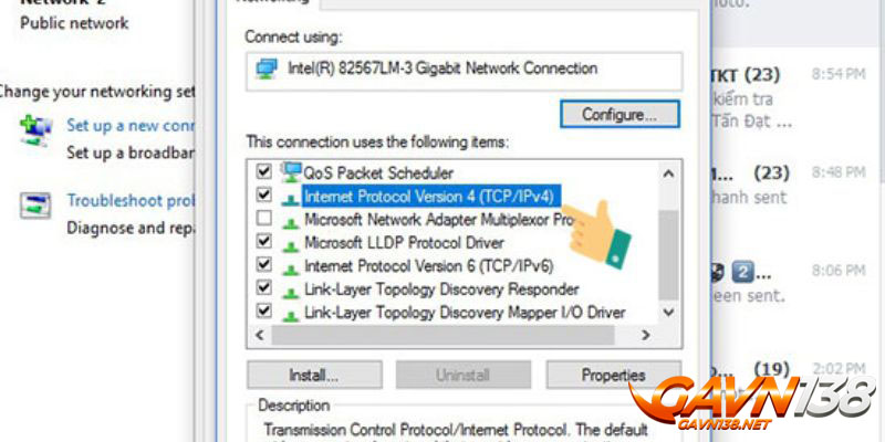 dang nhap gavn138 cach doi dns